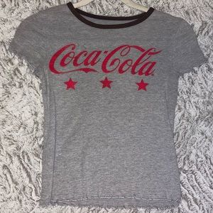 Grey Coca Cola Fitted Shirt XS
